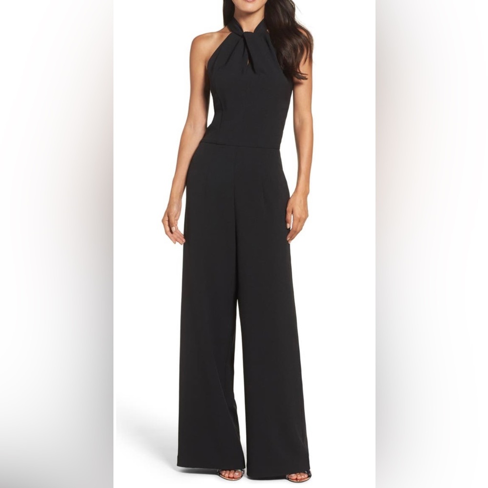 Julia Jordan black jumpsuit 17” across bust armpit to armpit, 30” inseam